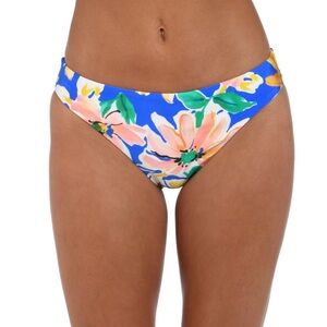 La Blanca Floral Bikini Bottom - Blue, Yellow, Green, Pink
